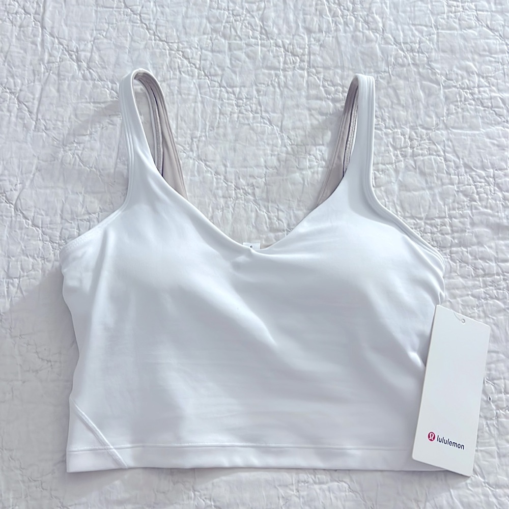 NWT Lululemon Align Tank in White Nulu